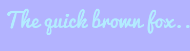 Image with Font Color B3ECFF and Background Color B3B3FF